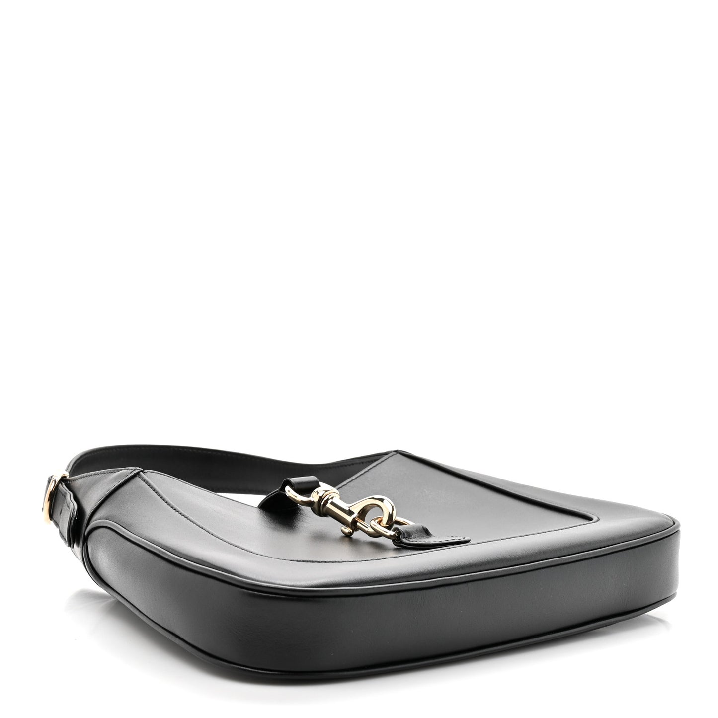 Calfskin Small Jackie Shoulder Bag Black