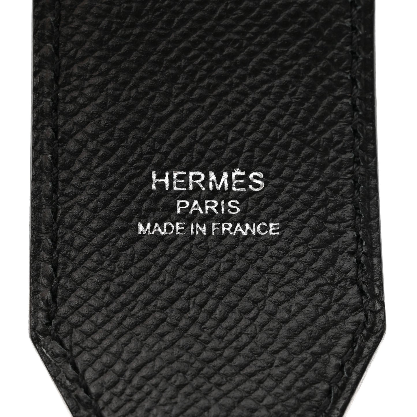 Epsom 40mm Hexagone Tressage Shoulder Strap Black Craie Gold