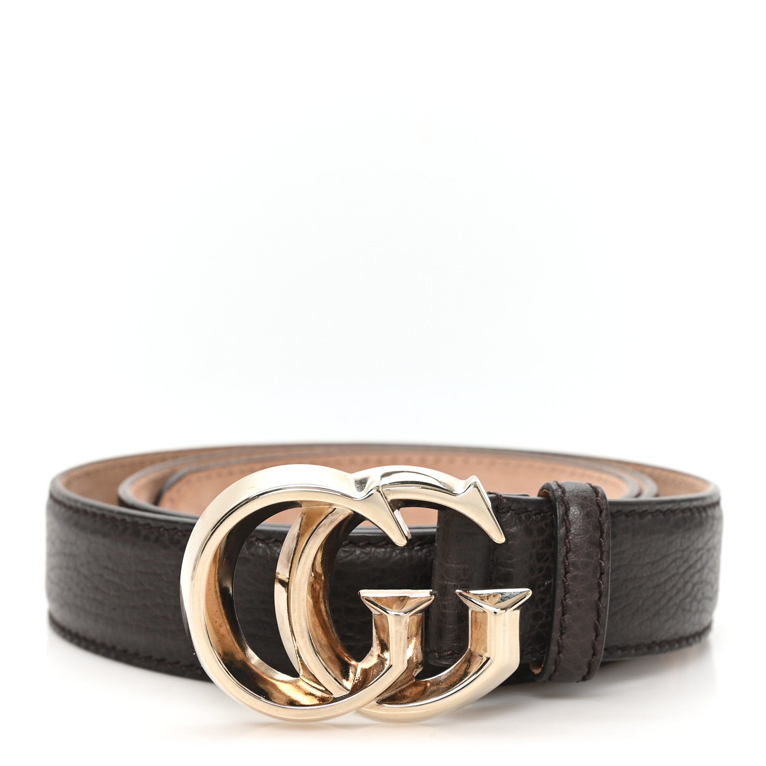 Gucci Calfskin Double G 30mm Belt 90 36 Brown 1 of 4