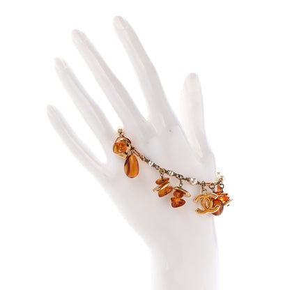 Chanel Pearl Amber CC Bracelet Gold 2 of 4