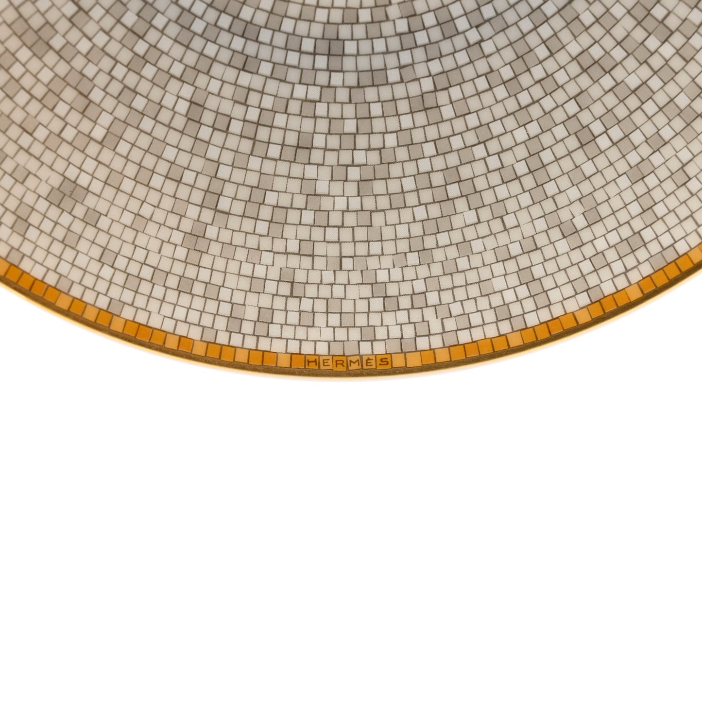 Porcelain Mosaique Au 24 Bread And Butter Plate Set of 2 Gold