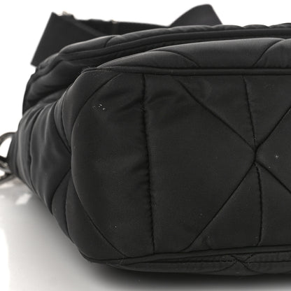 Prada Re-Nylon Quilted Padded Flap Shoulder Bag Black 7 of 9