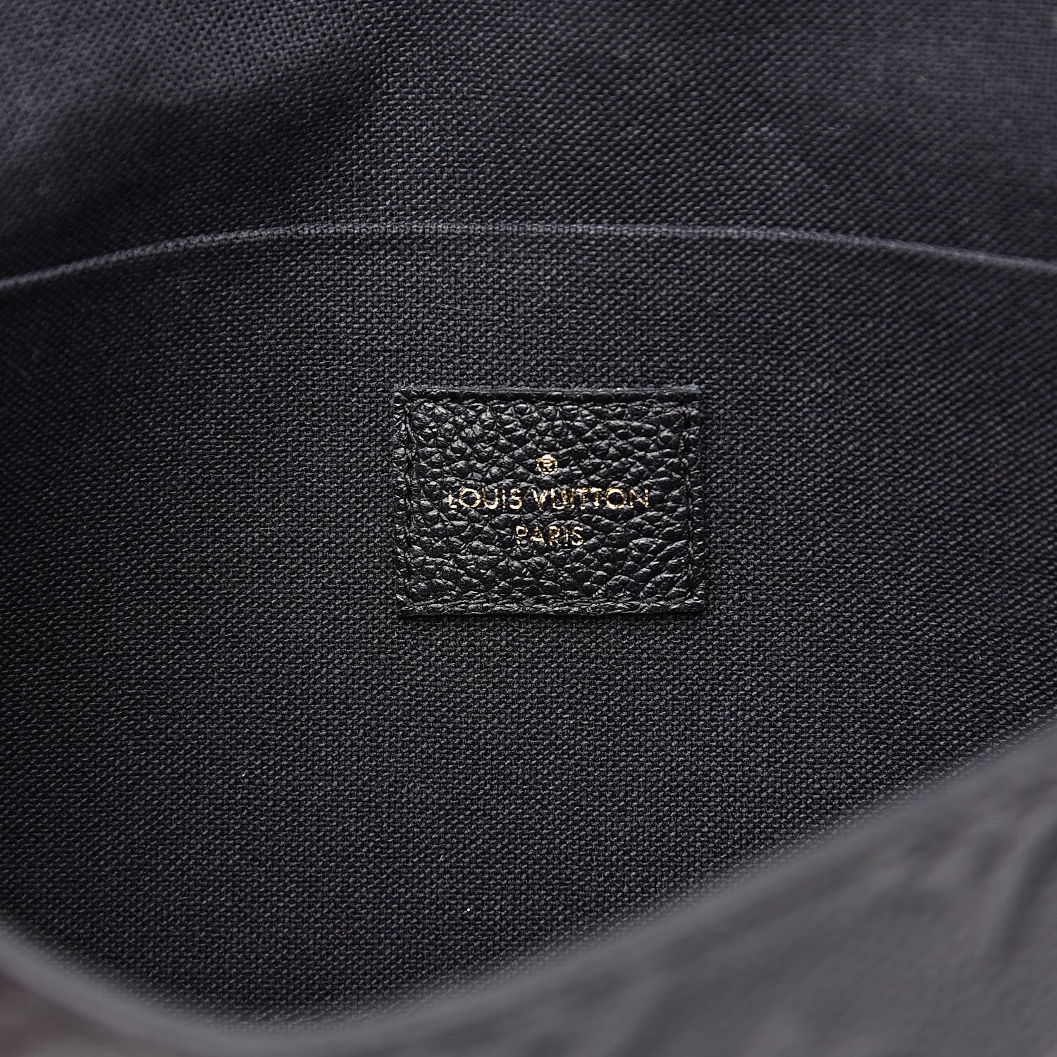 Louis Vuitton Empreinte Pochette Felicie Chain Wallet Black 6 of 13
