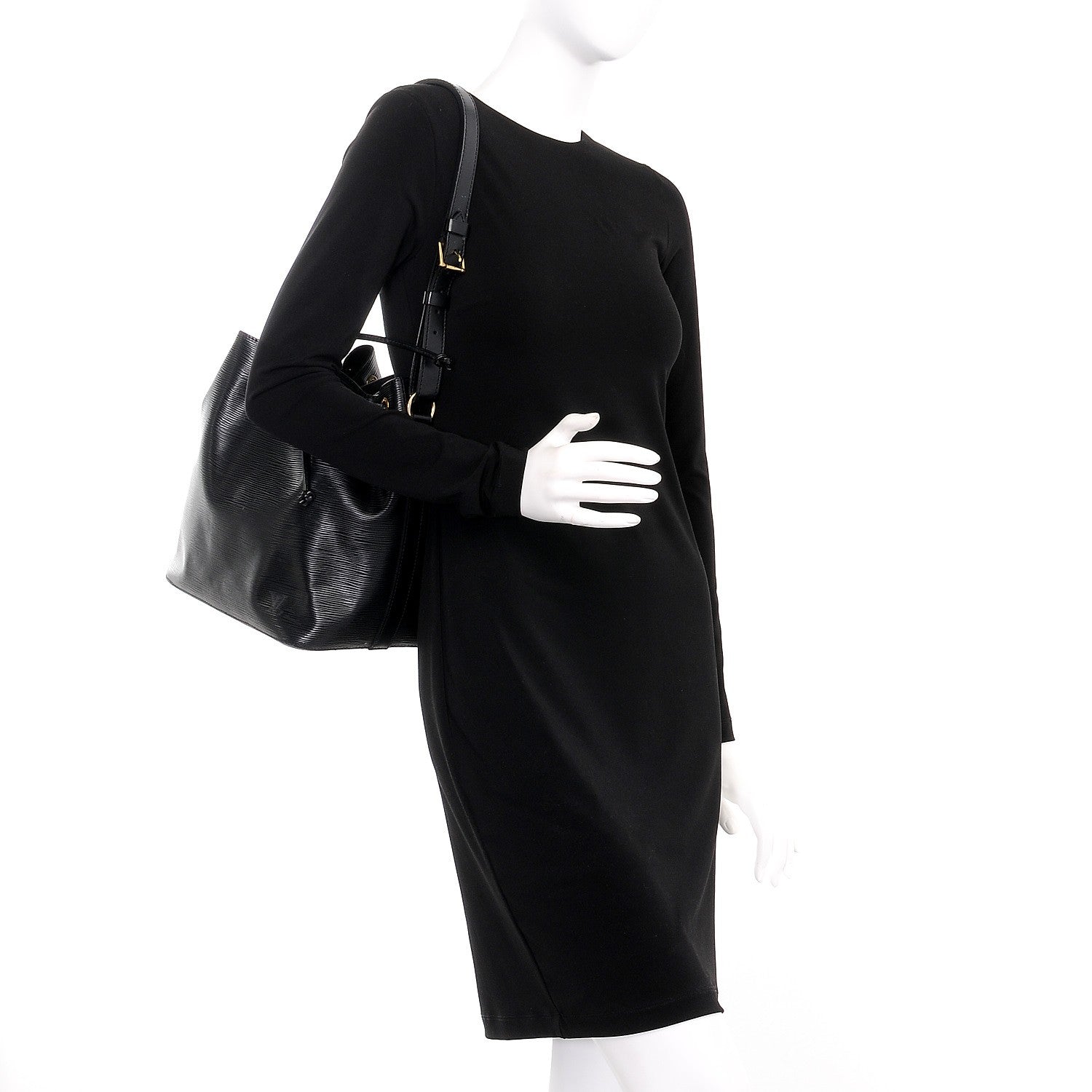 Louis Vuitton Epi Petit Noe Black 2 of 7