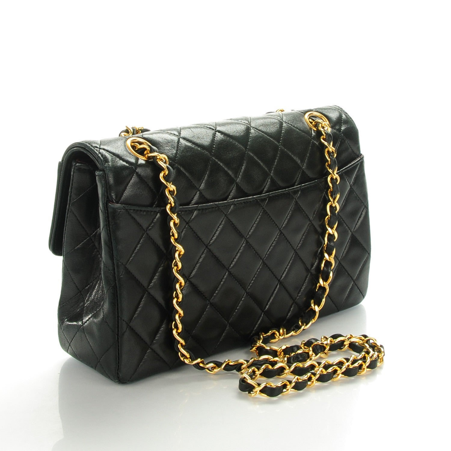 Chanel Lambskin Quilted Small Single Flap Black 3 of 8