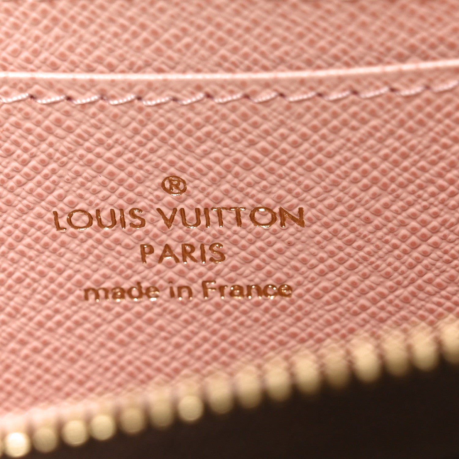 Louis Vuitton Damier Ebene Zippy Coin Purse Rose Ballerine 6 of 6