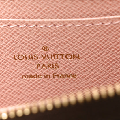 Louis Vuitton Damier Ebene Zippy Coin Purse Rose Ballerine 6 of 6
