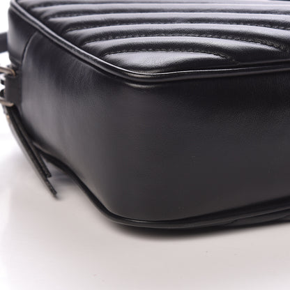 Saint Laurent Calfskin Matelasse Monogram Lou Camera Bag Black 9 of 10
