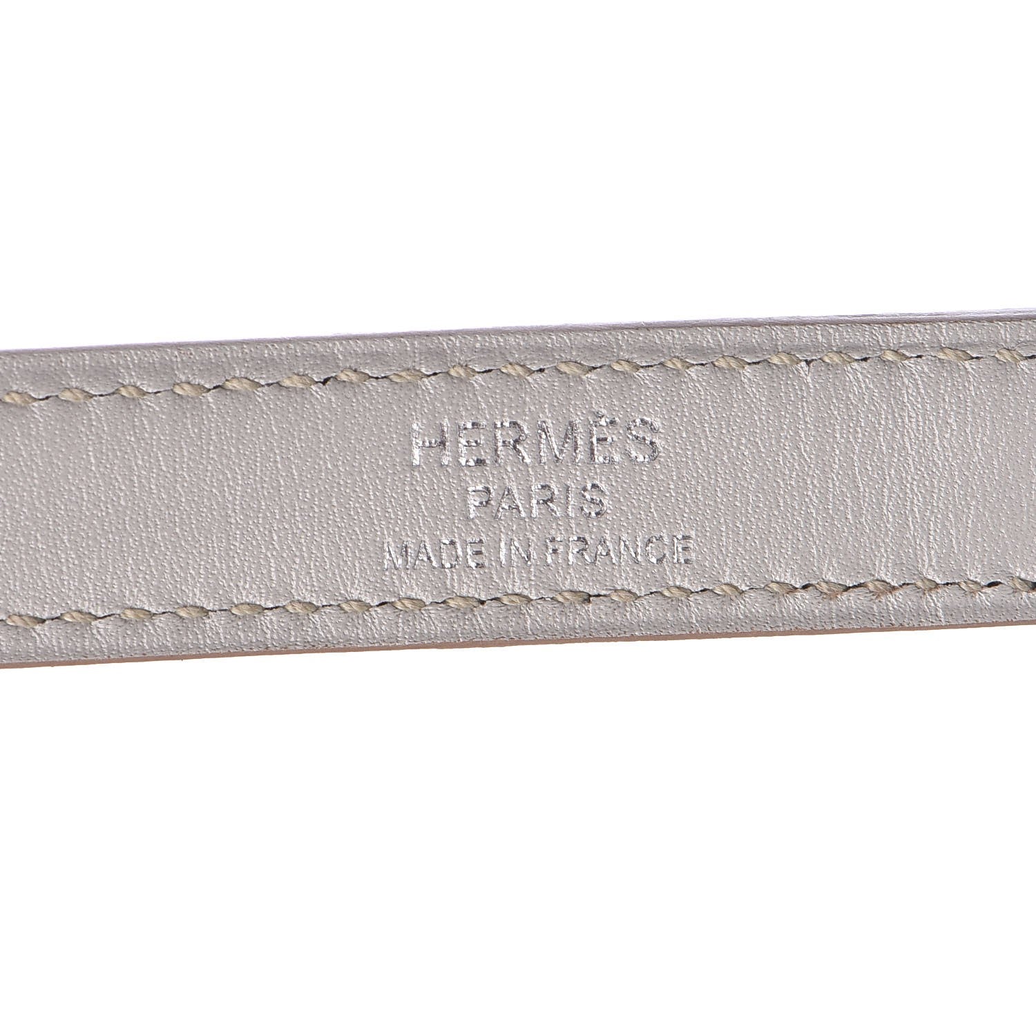 Hermes Tadelakt Kelly Sellier Guilloche 28 Gris Perle 32 of 36