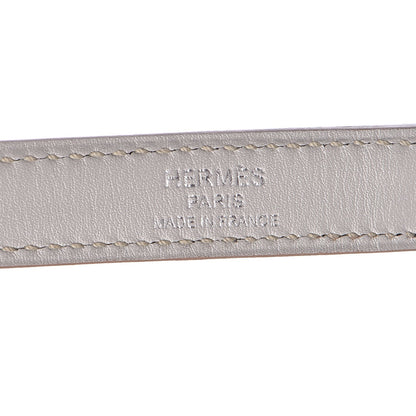 Hermes Tadelakt Kelly Sellier Guilloche 28 Gris Perle 32 of 36