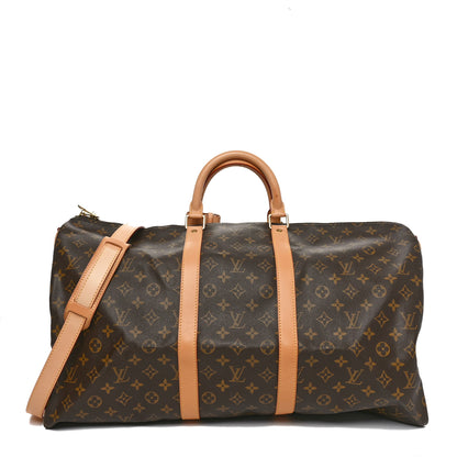 Louis Vuitton Monogram Keepall Bandouliere 55 1 of 9