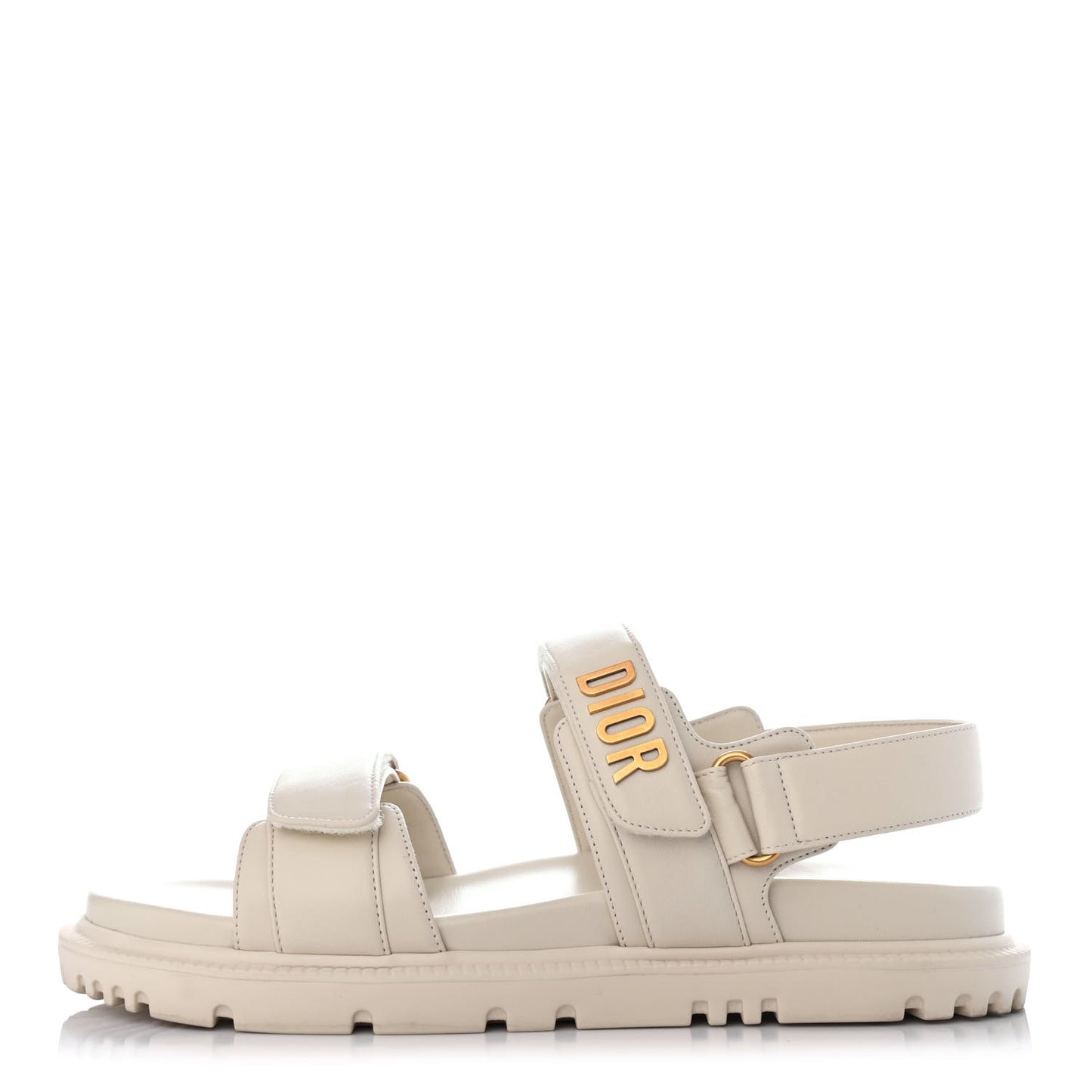 Lambskin Dioract 10mm Sandals 39 Off White
