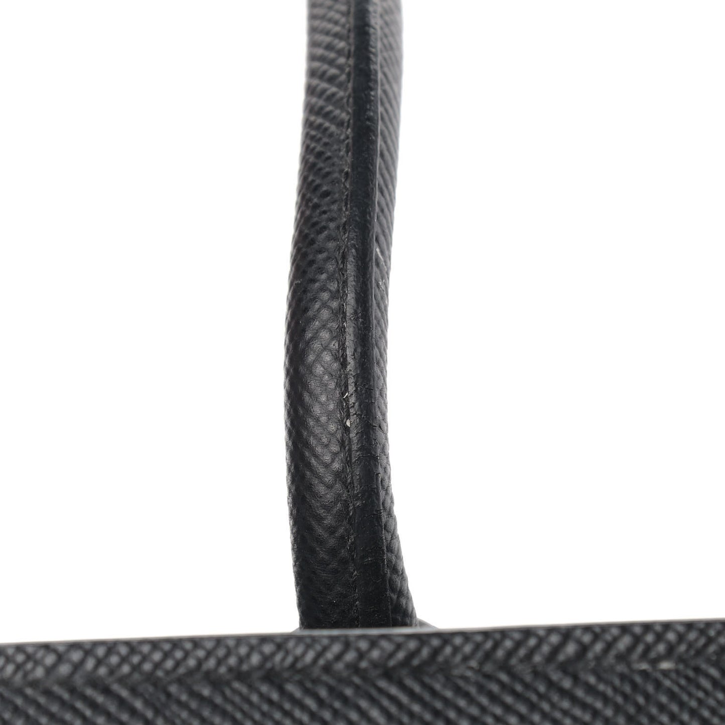 Saffiano Cuir Twin Tote Black
