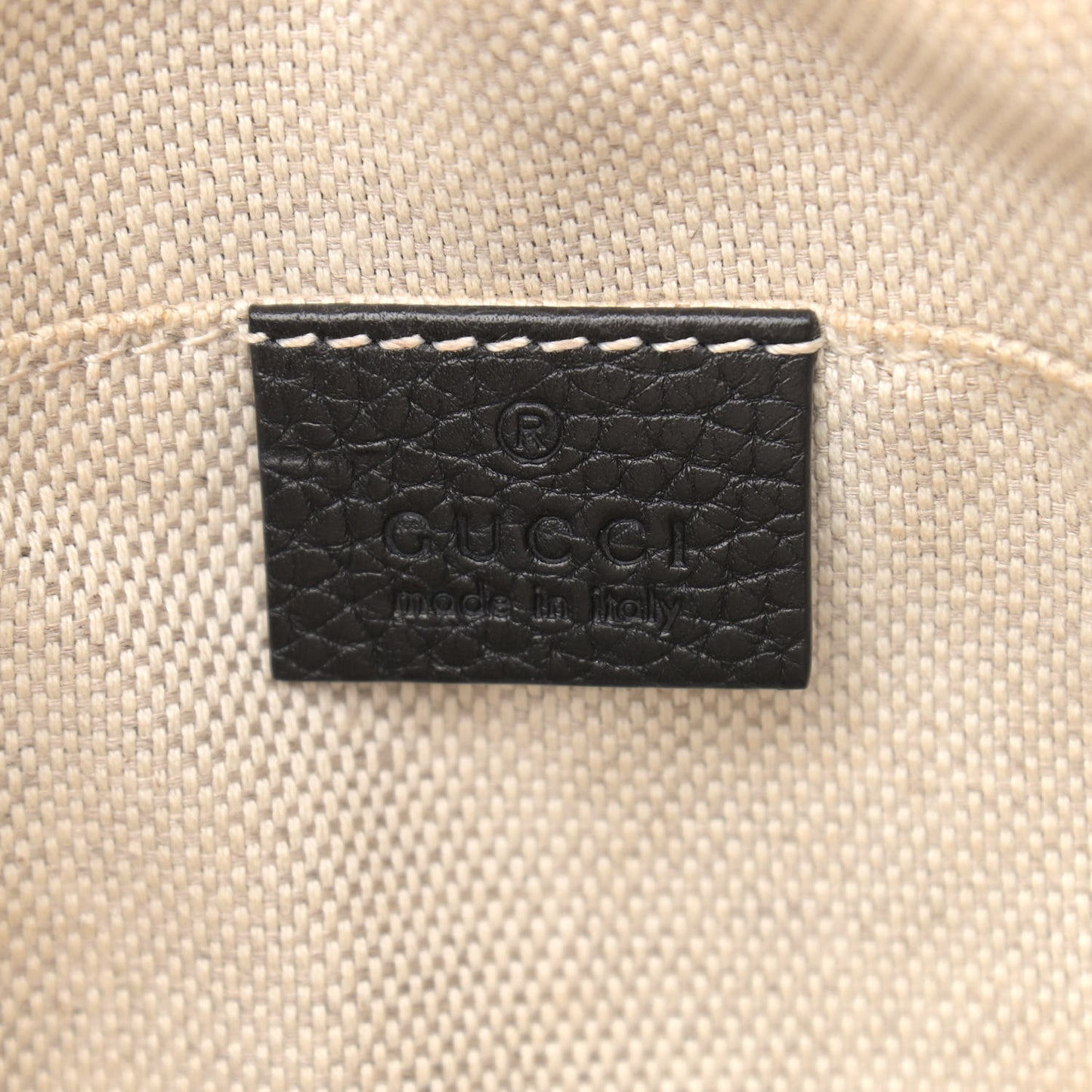 Pebbled Calfskin Small Soho Disco Bag Black