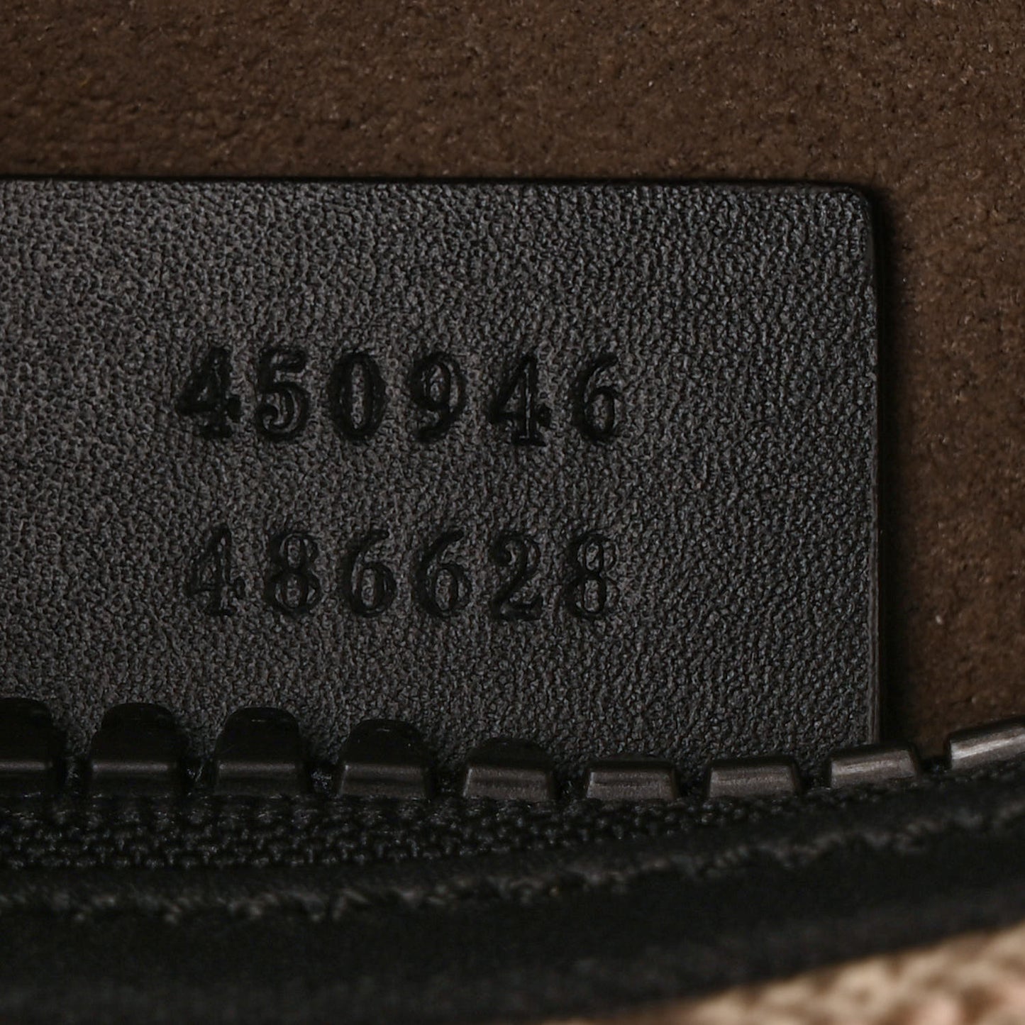 GG Supreme Monogram Belt Bag Black