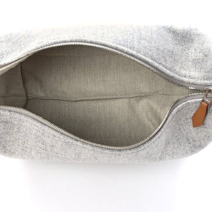 Hermes Canvas Small Bride-A-Brac Pouch Gris Flanelle 4 of 9