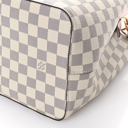 Louis Vuitton Damier Azur Neonoe MM Eau De Rose 10 of 10