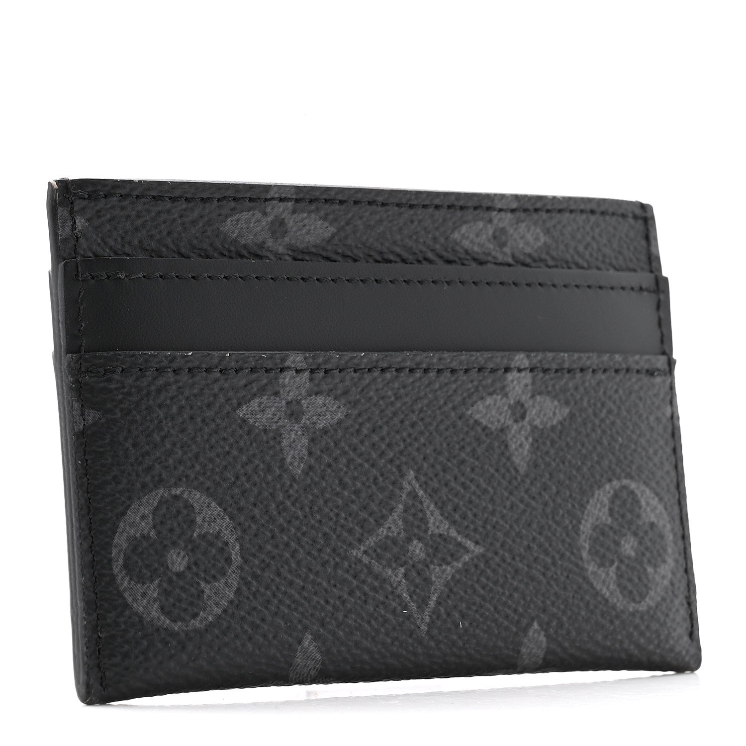 Louis Vuitton Monogram Eclipse Porte-Cartes Double Card Holder 3 of 9