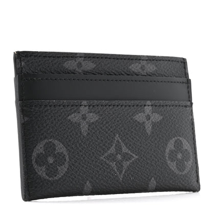 Louis Vuitton Monogram Eclipse Porte-Cartes Double Card Holder 3 of 9