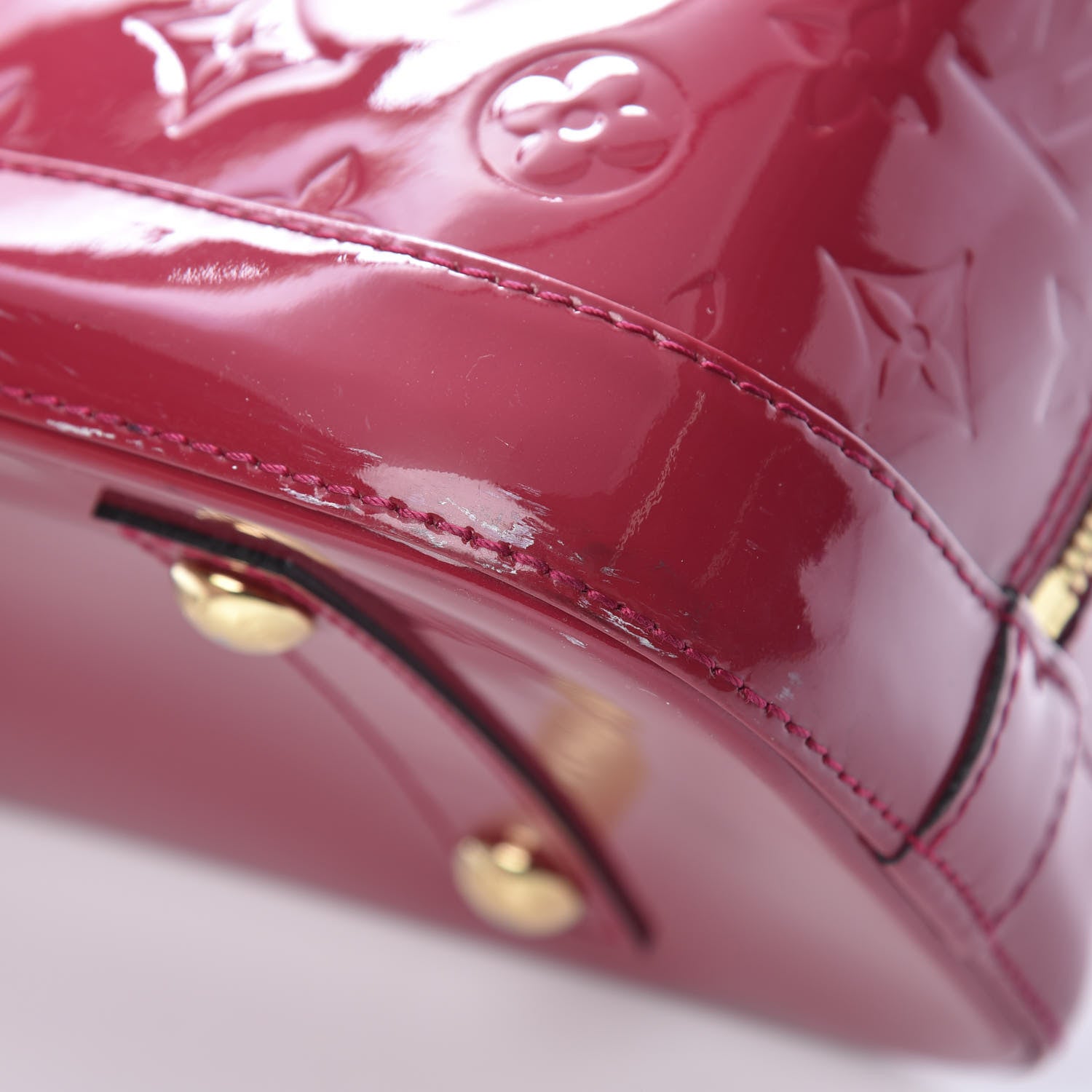 Louis Vuitton Vernis Alma PM Rose Indien 10 of 17