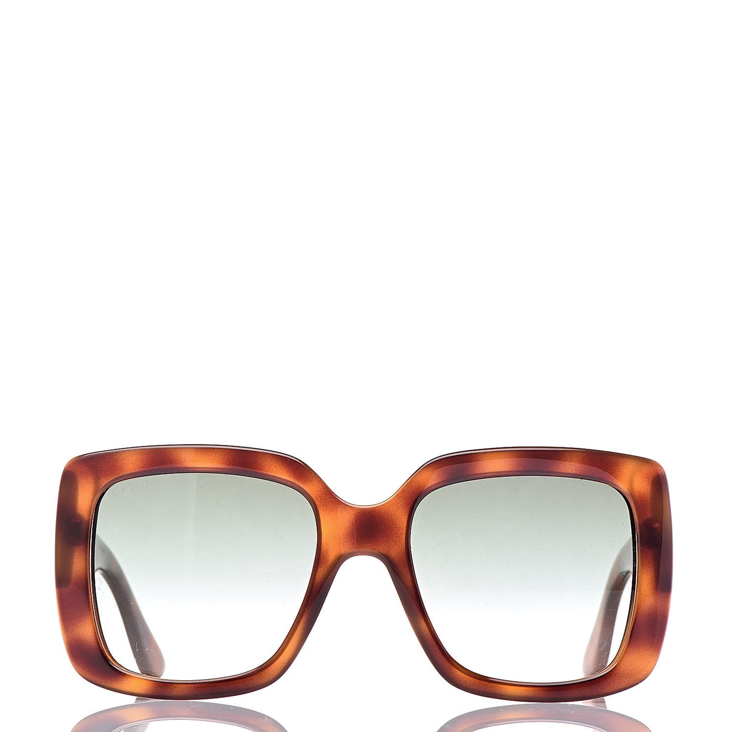 Acetate Square Frame Sunglasses GG0141S Tortoise