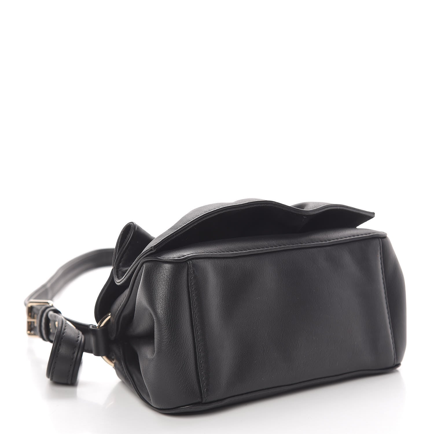 Valentino Garavani Smooth Calfskin Mini Bloomy Crossbody Bag Black 4 of 14