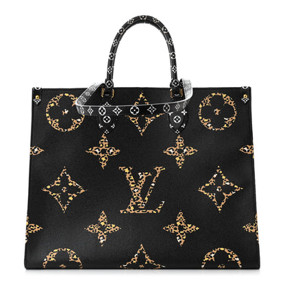 Louis Vuitton Monogram Giant Jungle Onthego GM Black 1 of 13
