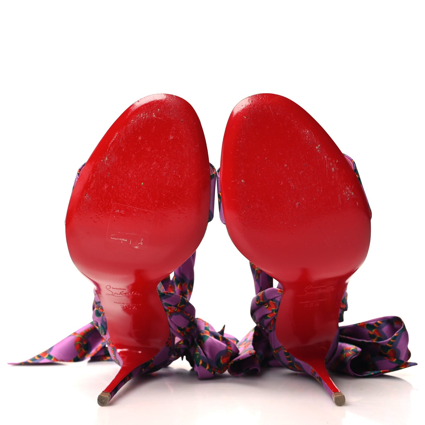 Crepe Satin Naja Chain Sandale Du Desert 100 Ankle Wrap Sandals 36.5 Gummy