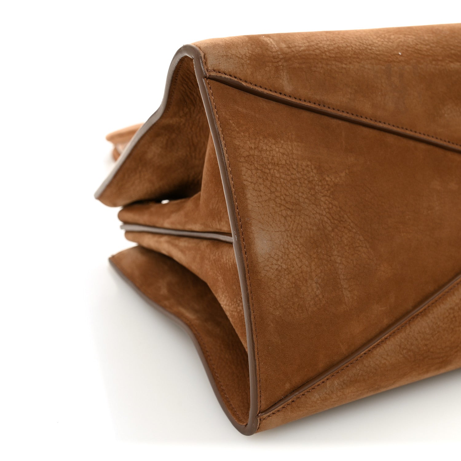 Alaia Nubuck Le Teckel Tote Terre D'Ombre 10 of 12