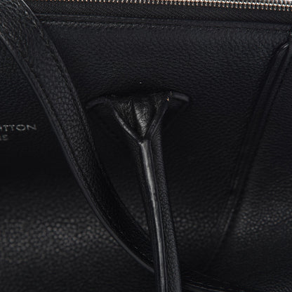 Louis Vuitton Veau Cachemire Soft Lockit MM Black 9 of 21