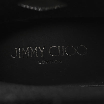 Jimmy Choo Rubber Patent Rain Ankle Boots 40 Black 8 of 8