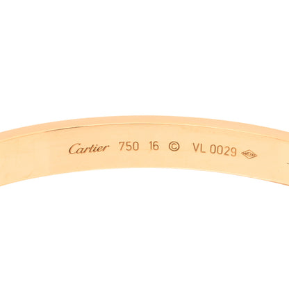 Cartier 18K Yellow Gold LOVE Bracelet 16 4 of 5