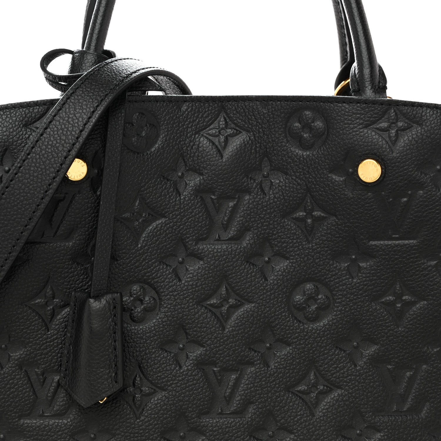 Louis Vuitton Empreinte Montaigne MM Black 8 of 10