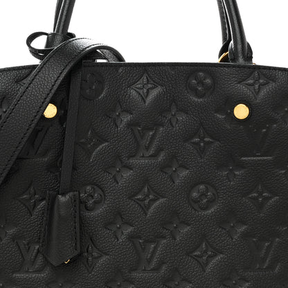 Louis Vuitton Empreinte Montaigne MM Black 8 of 10