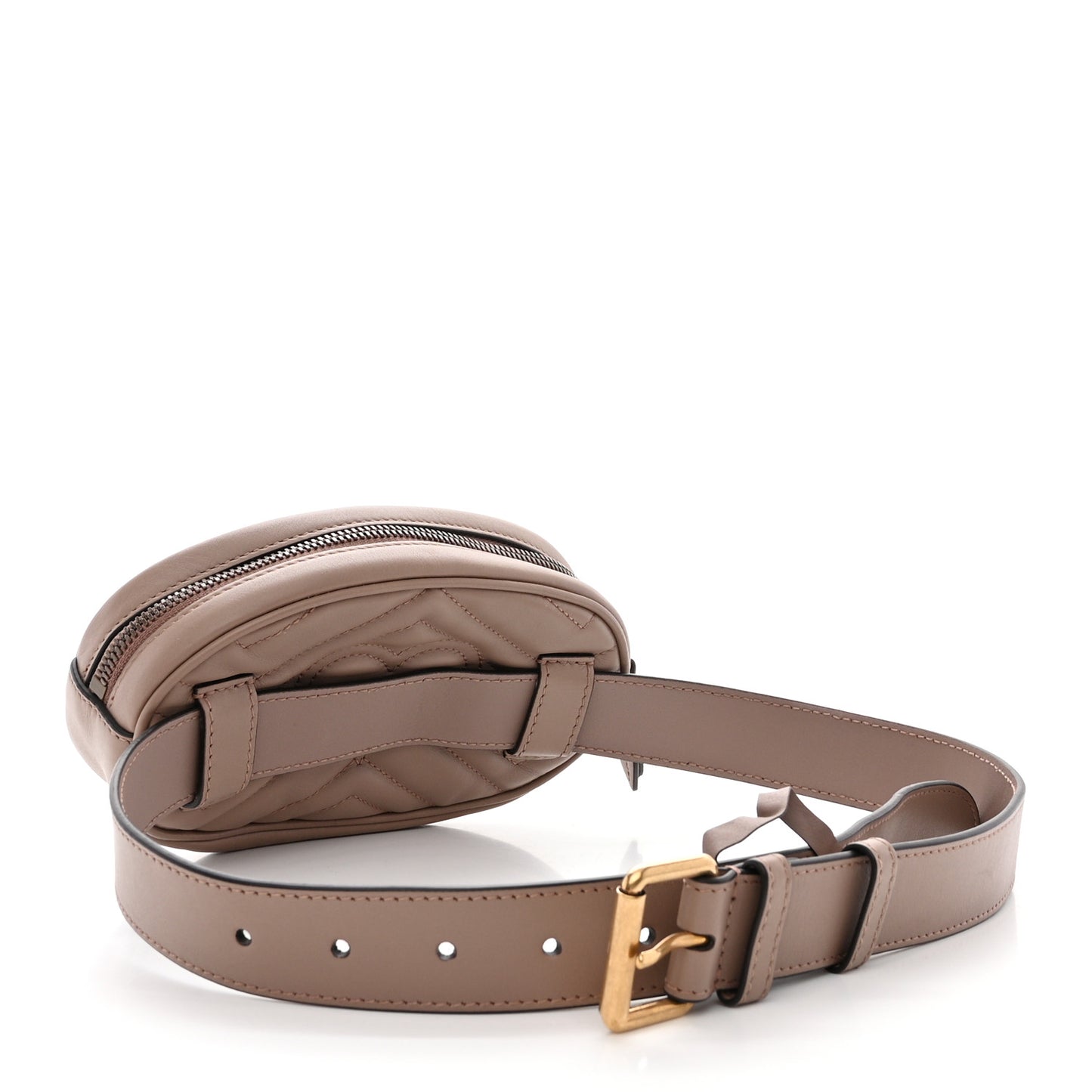Calfskin Matelasse GG Marmont Belt Bag 75 30 Porcelain Rose