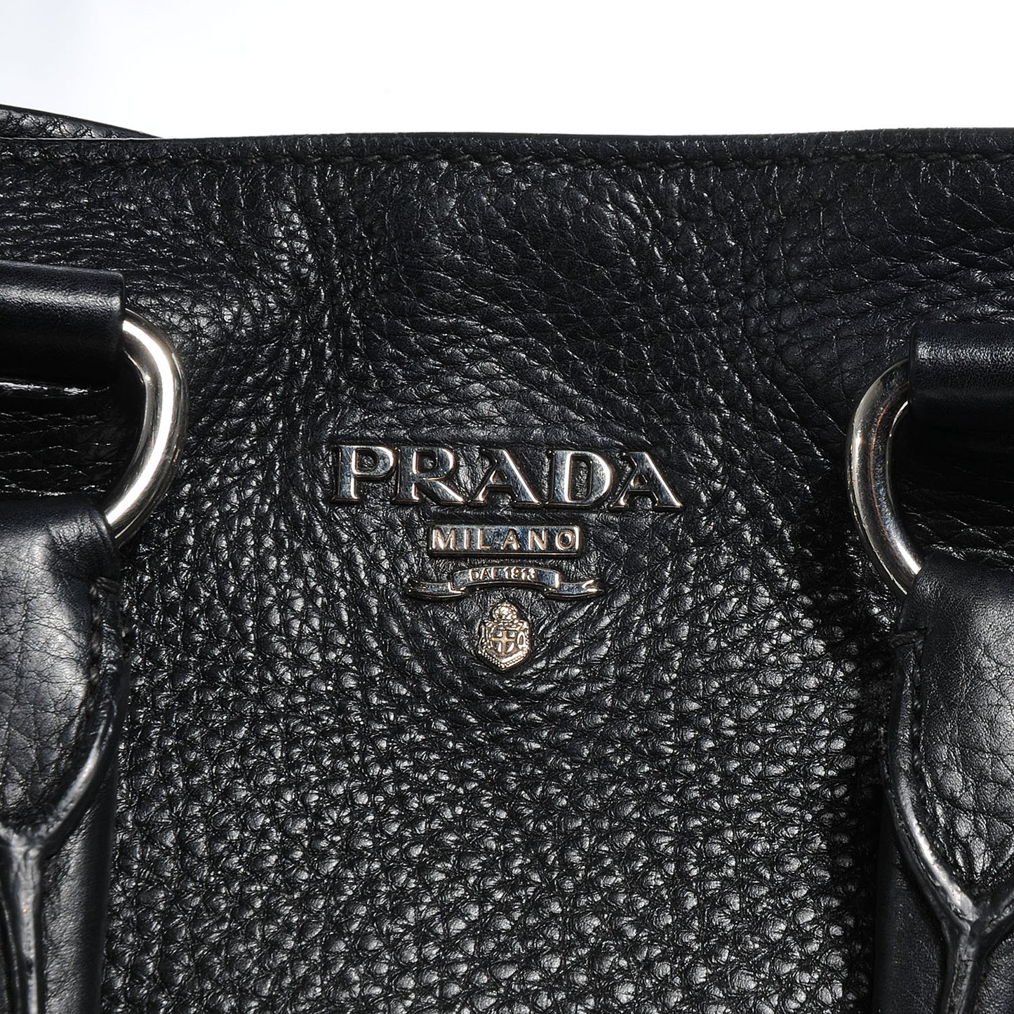 Vitello Daino Tote Nero Black