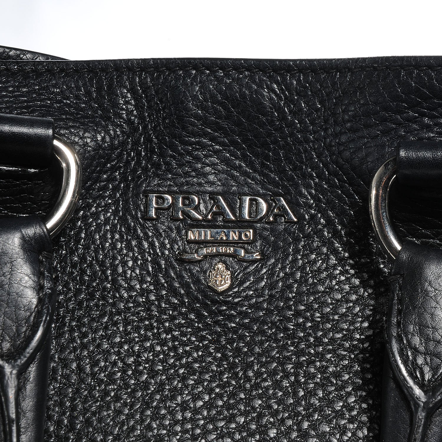 Prada Vitello Daino Tote Nero Black 11 of 11
