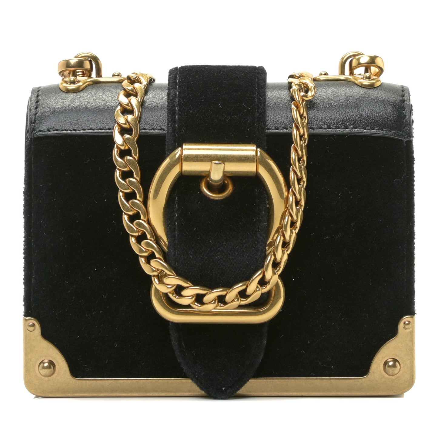 Velluto Micro Cahier Bag Black