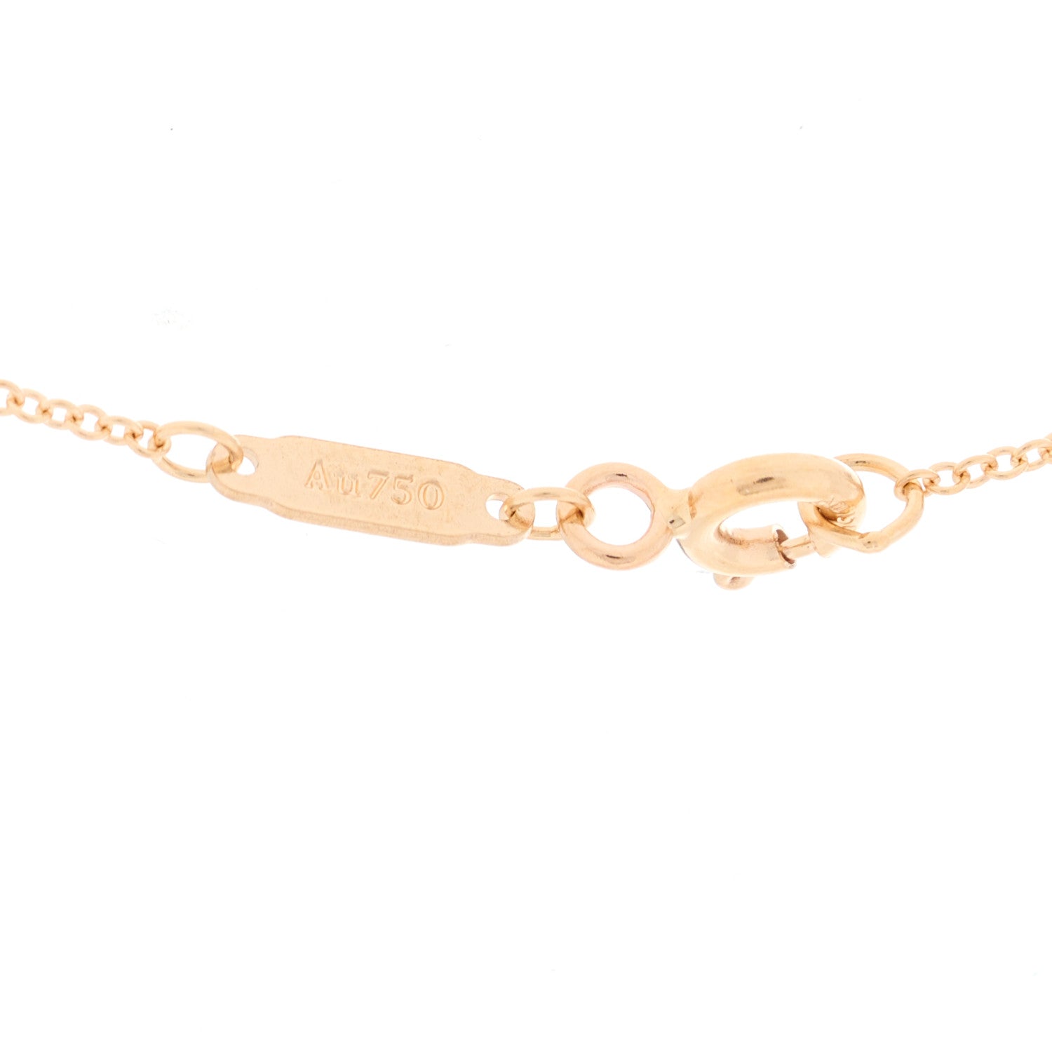 Tiffany 18K Rose Gold Infinity Pendant Necklace 4 of 4