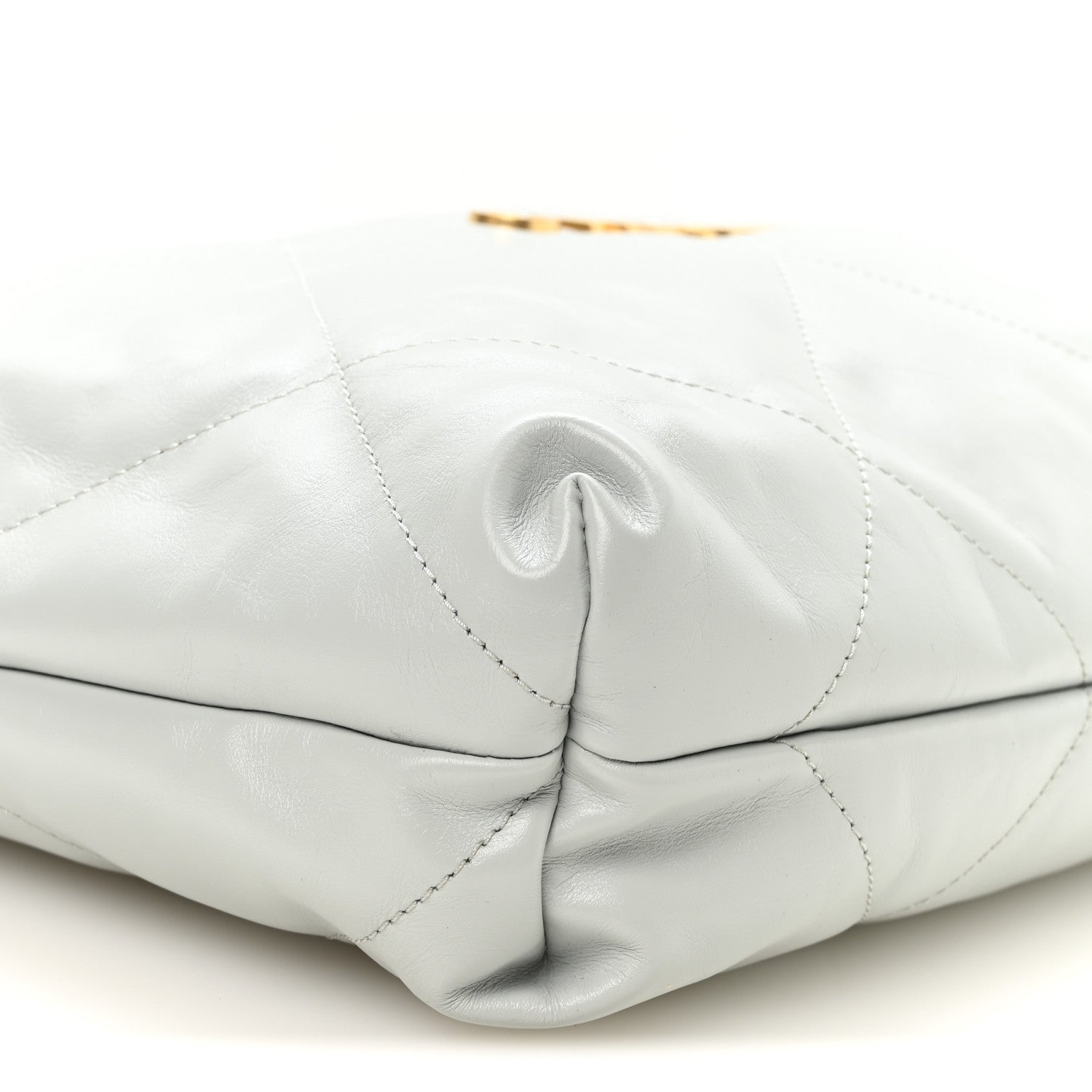 Chanel Shiny Calfskin Quilted Chanel 22 Light Blue 10 of 11