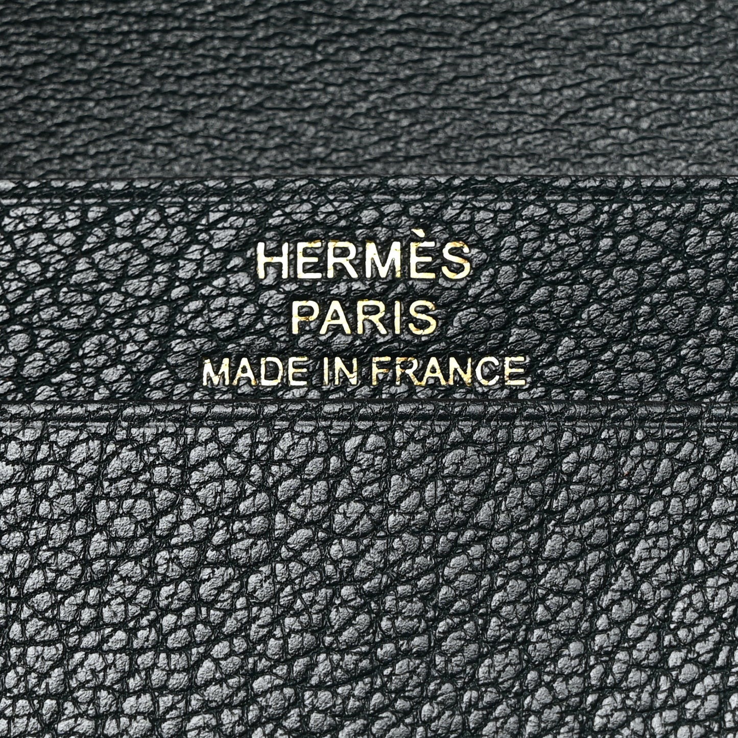 Chevre Mysore Bearn Card Holder Wallet Vert Cypress