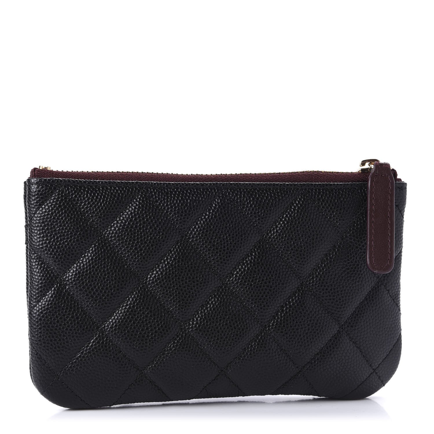 Chanel Caviar Quilted Small Cosmetic Case Black 3 of 10