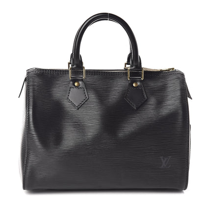 Louis Vuitton Epi Speedy 25 Black 1 of 10