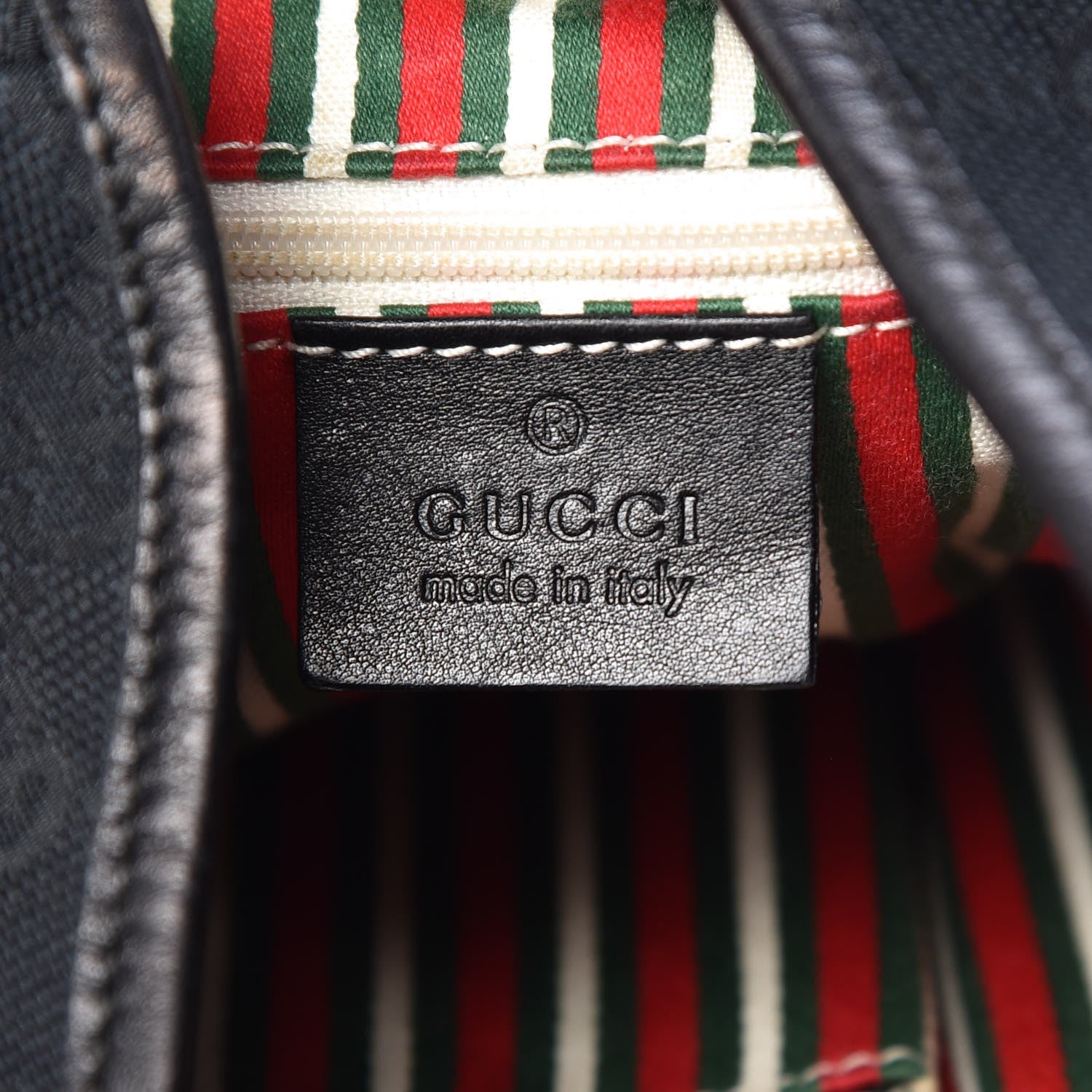 Gucci Monogram Medium New Britt Hobo Black 6 of 8