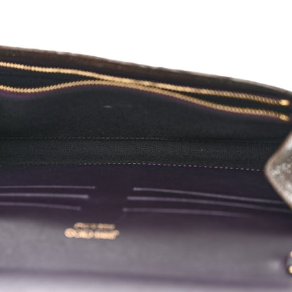 Jimmy Choo Holographic Calfskin Margot Clutch Gold Multicolor 5 of 9