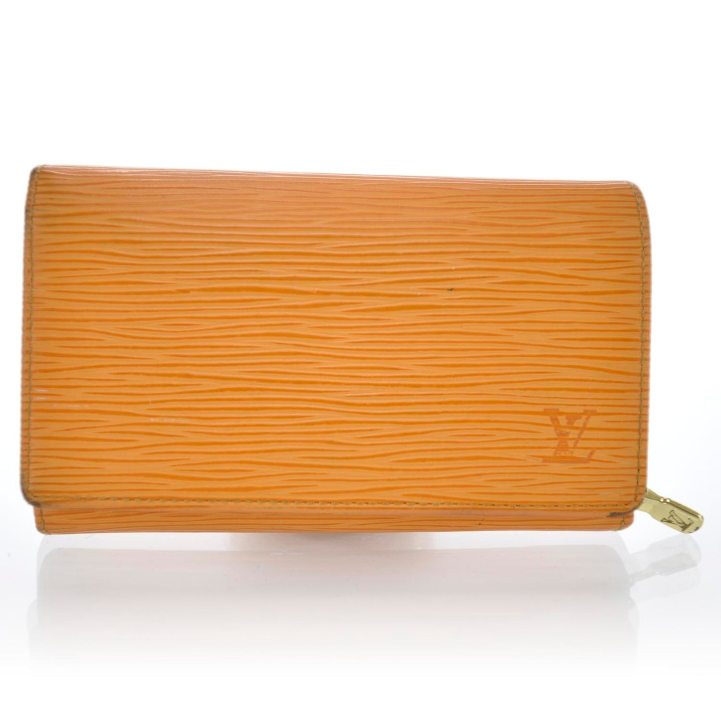 Epi Porte-Monnaie Billets Tresor Wallet Mandarin