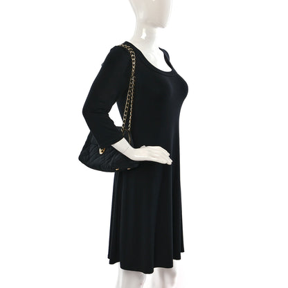 Prada Nylon Tessuto Impuntu Quilted Flap Black 2 of 12