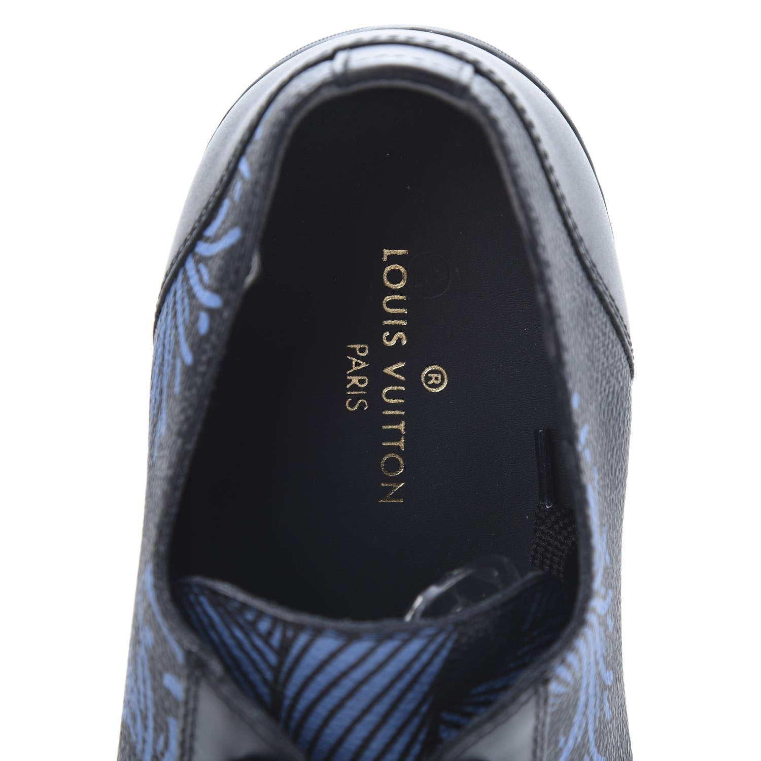 Louis Vuitton Damier Graphite Rope Sneakers 5 Blue 8 of 8
