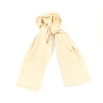 Gucci Cashmere GG Monogram Scarf White 1 of 4