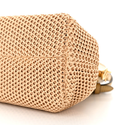 Fendi Raffia Nappa Macrame Small Fendi First Natural Sahara 11 of 11